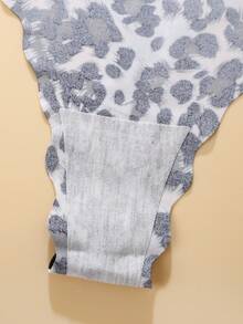 8条装女士豹纹丁字裤，舒适无痕，适合日常穿着 - 彩色 - 查看 8