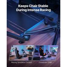 Soporte de volante de carreras plegable para simulador de cabina G29, G27, G920 y G923 - Negro - Ver 5