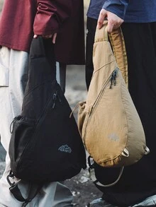 Bolso de pecho de gran capacidad para hombres, bolso bandolera casual de estilo hip hop para viajes, bolso de hombro de nailon para almacenamiento, bolso de cintura, casual de negocios, regalo del Día de San Valentín, bolso negro, bolso universitario, bolso de hombro, mochila casual multifuncional de gran capacidad para senderismo y viajes, regalo elegante para vacaciones, Acción de Gracias y Navidad para hombres, FILWHITE - Multicolor - Ver 7