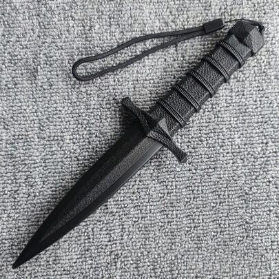 27cm/58g Plastic Cross Sword Training Model - Polypropylene Material, & Lightweight, For COSPLAY Performance Props