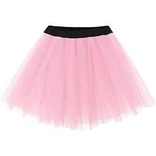 Falda Para Correr Festiva Cinturn Negro Falda Hinchada Falda Para Adultos, Naranja, Talla nica - inicial - Ver 3