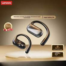 Lenovo EA340 Bluetooth Wireless Earbuds TWS Hanging Ear Style Earphone Bluetooth 5.4 Touch Control Long Battery Life With Mic