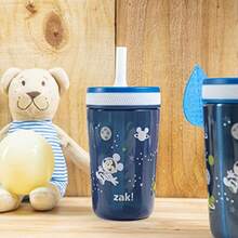 SLAWDisney Mickey Mouse Kelso Tumbler Set Leak-Proof Screw-On Lid With Straw Bundle For Includes Plastic And Stainless Steel Cups With Bonus Sipper 3pc Set Non-BPA - Chuột Mickey - Xem 3