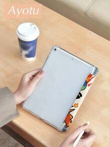 Ayotu I Love Work Compatible With Tab/,9th/8th/7th Geration 10.2 Inch ,New 10th Geration Cover,With Auto Wake/Sleep,Four Corners Anti-Fall.Accessories. - Multicolor - View 3