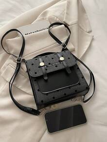 Versatile Casual Backpack & Shoulder Bag For Women - Black - View 5