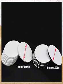 مثبتات دائرية، لاصق ثنائي الجانب، خيارات باللون الأسود والأبيض - مثالية للأريكة والملاءات وسجاد الأرضية والسجاد والمفارش والمقاعد السيارة والمظلات الخارجية والمطبخ والحمام وغرفة المعيشة والسجاد الخارجي للحفلات والستائر والملابس الإضافية ولوازم المدرسة والمكتب والأسلاك والأثاث - مثبتات لاصقة قوية (تعبئة عشوائية) - الأسود - مشاهدة 11