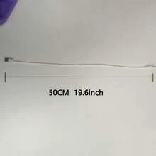 三合一USB充电线，DC2.5和DC2.0接口，适用于为洁面刷、美容仪和其他小型电器供电
