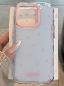 1个波点蓝色背景手机壳，兼容 16 Pro Max、15新款、16 Pro、热门14，硅胶保护套，兼容 13、16、15 Pro、17 Pro Max、17 Pro、17智能手机 - 淺藍色 - 查看 5