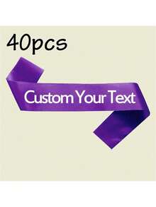 1/2/5/10/20/40/80pcs Custom Party Strap With Text, Custom Sash Personalized Sash With Logo Text, Bride To Be Sash, Bachelorette Sash, Custom Sashes For Pageants Birthday, Custom Sash Make Your Own Sash, Custom Bridal Sash, Bachelorette Party Favors, Bride To Be Sash, Personalized Sash, Bachelorette Party Sash, Custom Sash, Party Favors, Personalized Gift,Apparel Accessories,Chic Autumn,Boyfriend,Girlfriend,Family,Friends - Multicolor - View 16