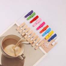 10-50pcs Wooden Clothespins About 7.2cm/2.8inch Long - Multicolor - View 4