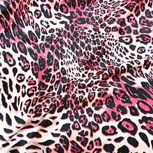 1pc Leopard Print Faux Silk Fabric, Clothing Lining, Scarf, Bag DIY Pre-Cut Material - Multicolor - View 30