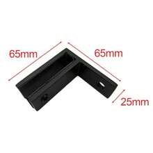 Railing Wall To Glass Clamp Matte Black Easy Installation Accessories Clip Holder Bracket For Pool Fence Glass Balcony Deck - MatteBlack - View 4