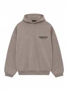 Essentials Autumn Winter Hoodie 'Dark Oatmeal' 'Black' Loose Drop Shoulder Hooded Women Sweatshirt, Vintage Flocking Craftsmanship Combined With Modern Men Breathable Technology, Warm Cotton Flocking, Loose Urban Functional Wear, High-End Cotton For Urban Street Style, Loose Silhouette Gender-Neutral Design, Mixed-Color Cotton For Low-Profile, Preferred Choice For Cafes And Hiking.Fall Halloween Sweater 13-05-FW24 - Lạc đà - Xem 1