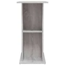 Suporte para aquário vidaXL Sonoma Grey, 75x36x72,5 cm, madeira engenheirada. - Castanho - Ver 5
