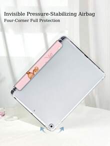 1pc Pink Cute Bear, Pink Bow Tablet Case & Kindle E-Book Case Compatible With IPad 10th Generation, IPad 11/Air 4th/Air 7th/9.7 Inches, Compatible With Samsung Galaxy Tab A9 Plus, Kindle (11th Generation-2024 Release)(6 Inch), Kindle Paperwhite 12th Gen 2024, Great Holiday Gift, Stylish And Simple Pattern.