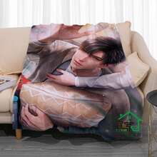 Zayne Blanket Game Love And Deepspace Throw Soft Rug Sofa Bed Camping Travel Girls Warm Fluffy Blanket Home Decor  1PC - 咖啡棕 - 查看 2
