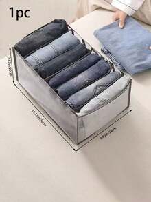 1/2pcs Household Foldable Wardrobe Storage Rack Jeans Storage Box T-Shirt And Leggings Drawer Storage Rack Drawer, Suitable For Wardrobe, Bathroom, Wardrobe Separate Storage Box, Nylon Material,Closets Clothes Organizer Pants Jeans Storage Box Cabinet Organizer Drawers Underwear Socks T-Shirt Wardrobe Storage Organizers - Multicolor - View 15