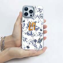 Funda para teléfono con estampado floral y mariposas, compatible con fundas ,  17,  16 Pro Max,  15 Pro Max,  13 y  12. Fabricada en TPU, ofrece protección contra golpes y caídas. Un regalo ideal para familiares, amigos, seres queridos, novios/novias y para Navidad. - transparente - Ver 5
