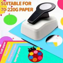 Circle Punch 1 Inch Hole Punch Paper Punches For Crafting Hole Puncher Crafts Punches Round Puncher Cutter - 1.5 In - View 7