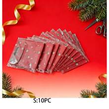 1pc Christmas Gift Box, Candy Box, Gift And Candy Bag, Handle And Flip Cover Gift Box Bag