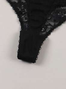 1pc Customized Sexy Women's Panties, Can Be Customized With English Letters, Names, Sexy Patterns, Couple Patterns, Letters, Panty Patterns, Suitable As Valentine's Day Gift, Christmas Gift, Holiday Gift Or Couple Gift