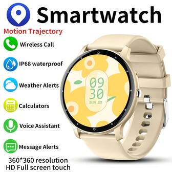 Reloj inteligente resistente al agua, reloj inteligente para mujeres y hombres, de 1.28 pulgadas, compatible con llamadas inalámbricas, control remoto, ligero y fácil de llevar, reloj multifunción para mujeres y hombres, con talla grande de 100 modos deportivos, para satisfacer sus diferentes necesidades deportivas, adecuado para deportes, viajes, vida diaria, reuniones y otras múltiples escenas, ¡también es una excelente opción como regalo de vacaciones/cumpleaños!