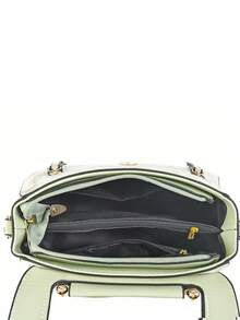 1 Bộ túi đeo vai và túi xách thời trang họa tiết chữ cái cho nữ - màu xanh lá - Xem 4