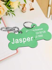 Placas de identificación personalizadas grabadas para mascotas, etiquetas de mascotas personalizadas, colgantes con nombre de collar de mascota personalizado, etiquetas de nombre lindas para gatos y perros, colgantes de etiqueta de perro personalizado, colgantes de identificación de mascota personalizada para gato y perro, colgantes de etiqueta de collar de mascota personalizado, ornamental, grabado, de acero inoxidable, elegante, de moda, colorido, vintage, lindo, contratado, lindo, único, personalizado, para aniversarios, para cumpleaños, vibraciones de vacaciones, decoración de otoño, diseño de mascotas juguetones, joyería de mascotas estética - Multicolor - Ver 24