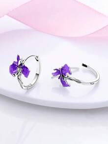 1 Pair Pretty Hoop Earrings For Women For Party Engagement Anniversary Jewelry Valentine's Day Gift - 1# - View 8