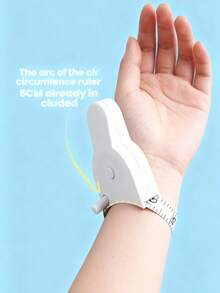 Auto-Retractable Tape Measure - Precision Body Measurements For Waist, Arms, Hips & Legs | Push-Button Portable Design, Perfect For Home Use & Fitness Tracking | Easy-Read Digital Scale - Random - View 2