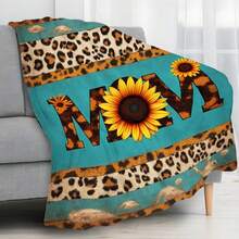 Give A Blanket As A Gift To The Most Beautiful And Charming Mother,Super Soft Flannel Printed  Blanket,As Birthday Gifts, Family, Wedding, Souvenir Blankets, Polyester Blankets Suitable For All Seasons, Washable, Machine Washable, Lightweight, Breathable, Comfortable, Warm, Unique, 280gsm For Him, Her Personalized Ideal Gifts For Her,  Family, Perfect Nap, Camping, Travel, Home, Daily Life, Office Decoration, Birthday, Anniversary, Valentine's Day, Thanksgiving, Christmas, Halloween, Mother's Day,  Wedding, New Year Gifts ,Sofa,Bed,Car,Bedroom,Living Room,Office,  Outdoor Camping, Beach,Wall Decoration - 多色5 - 查看 3