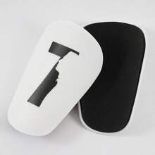 1 Pair Mini Football Training Shin Guards With Number 7 & Human Head Graphic, Comfortable Wear And Durable - Multicolor - View 10