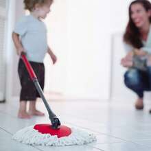 3 Pack Microfiber Mop Replacement Heads Spin Mop Refills Easy Cleaning Mop Head Replacement - 白色 - 查看 5