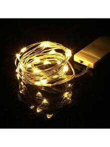 10 Pieces Of 5 Meters Of LED String Lights, Fairy Lights, Safety LED Lights, New Year's Decoration, Flower And Home Decor - Special Offer - 1 塊彩色碎片 - 查看 5