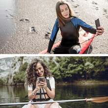 8 pièces/set Lanière de téléphone avec patch de couleur noire, dragonne de téléphone pour protection contre les chutes, idéal pour l'extérieur, la randonnée, le cyclisme, l'escalade