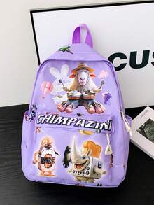 1 Stück Dieser stilvolle Nylon-Rucksack mit Reißverschluss hat ein Cartoon-Design, das vom Klassiker der Berge und Meere inspiriert ist. Sein einzigartiges Design macht ihn vielseitig und modisch. Der verstellbare Schultergurt macht ihn für den täglichen Gebrauch geeignet. Als hochwertige Tasche ist sie perfekt für Einkaufstouren von Teenagern, den Arbeitsweg und den täglichen Gebrauch. Sie eignet sich auch hervorragend als Geschenk. - Klassischer Rucksack für Berge und Meere - Übersicht 13