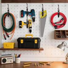 Heavy Duty Adjustable Cable Management Straps - Black, Wall Mountable Cable, Hose And Rope Organizer Holder, Storage Hooks, Extension Cord Organizer, Garage Cable Management And Outdoor Backpack Use - Heavy Duty Adjustable Triangular Buckle Strap Compatible With Cables/Tapes - Multipurpose Storage For Organizing Cables, Wires, Hoses - Durable Cable Management System For Office, Workshop - Multicolor - View 2