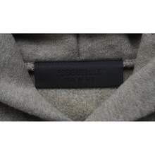 Essentials Autumn Winter Hoodie 'Dark Oatmeal' 'Black' Loose Drop Shoulder Hooded Women Sweatshirt, Vintage Flocking Craftsmanship Combined With Modern Men Breathable Technology, Warm Cotton Flocking, Loose Urban Functional Wear, High-End Cotton For Urban Street Style, Loose Silhouette Gender-Neutral Design, Mixed-Color Cotton For Low-Profile, Preferred Choice For Cafes And Hiking.Fall Halloween Sweater 13-05-FW24 - 淺灰色 - 查看 4