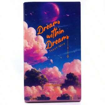 78 Karten "Dreams Within Dreams" Tarot Orakel Karten, Wahrsagespiel Kartendivination Schicksalsparty Familienbretter-Spiel