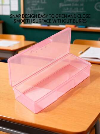 Manicure Tool Storage Box, Can Store Nail Files, Pens And Sponges, UV Gel Pens, Portable Rectangular Jewelry Storage Box For Storing Manicure Tools, Plastic Transparent Box For Storing Nail Accessories And Nail Art Decorations, Nail Tip Storage Container Bag, Pouch, Cosmetic Bag, Vanity, Travel Cosmetic Bag, Storage Box, Cosmetic Storage Box, Toiletry Bag, Office Desk Storage Box, Cosmetic Bag