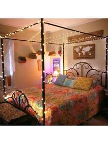 10 Pieces Of 5 Meters Of LED String Lights, Fairy Lights, Safety LED Lights, New Year's Decoration, Flower And Home Decor - Special Offer - 10 件暖白光 - 查看 4