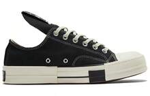 Rick Owens X Converse DRKSHDW DRKSTAR Chuck 70 Low 'Black' Egret Sneakers Men 172347C - 彩色 - 查看 2