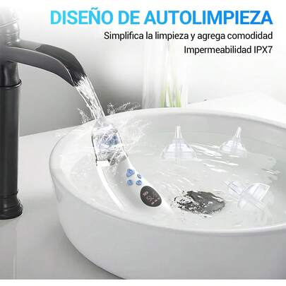 Aspirador  para Bebe, Aspirador  para Bebe Electrico con 3 Puntas de Silicona, 5 NivelesSucción Ajustables,Limpiador  Eléctrico, Saca Mocos para Bebe con Música y Luz (Blanco)