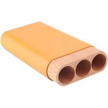 ¡RecomendadoEstuche para Puros de 3 Tubos, humidor de Puros, Madera de Cedro portátil Hecha a Mano para Caja de Regalo, Regalo de Negocios, Viajes al Aire Libre¡Top de Temporada - 1 - Ver 8