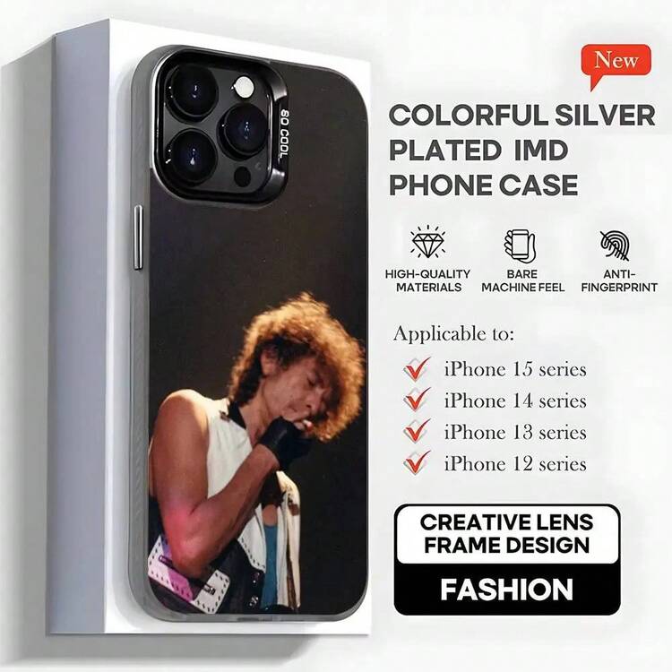 2025 Nueva Funda de Teléfono B-BOB DYLAN para 17,16,15,14,13,12,11,Pro,MAX,plus, Cubierta Negra Mate a Prueba de Golpes - z6 - Añade 2