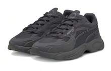 Puma Rs-Connect Mono Round Toe Lace-Up Low-Top Dad Sneakers Black Sneakers Men 375151-02 - Multicolor - View 2