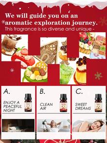 9 Arten von Lebensmittel-Duftstoffen ätherische Öle - wasserlöslich/10ml, geeignet für Luftbefeuchter, Diffusor-Steine, Aroma-Diffuser, Auto-Diffuser, DIY-Kerzenmachen, Lufterfrischer usw. Kann als Geschenk zu Feiertagen wie Valentinstag, Abschluss, Geburtstag verwendet werden (Der Duft kann beim ersten Öffnen stark sein, was normal ist. Kann in einem belüfteten Bereich platziert oder mit Wasser verdünnt werden, um den Duft nach Belieben anzupassen)