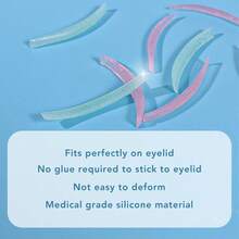 6pcs Eyelash Lifting Tapes - High Quality Eyelash Lifting Strips, Create The Best Eyelash Lifting Effect - Reusable Silicone Pads Allow You To Comfortably Lift Lashes At Home - Multicolor - View 3