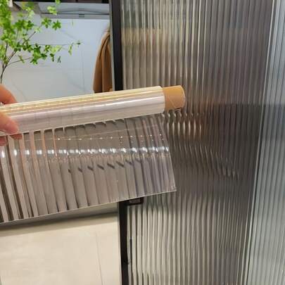 Frosted Glass Window Film, No Glue Matte Window Film, Static Cling, Removable, Blocks UV And Heat, Anti-Glare, Decorative, Suitable For Bathroom And Living Room