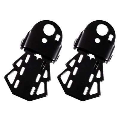 Set Of 2 Folding Rear Footrests For Bicycles – Universal Black Pedals For Mountain Bikes, Non-Slip Folding Rear Footrests For Mountain Bikes And BMX!